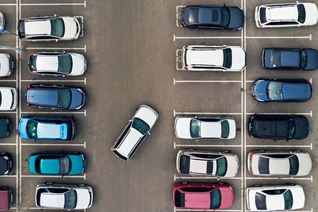 jak poprawnie parkować prostopadłe